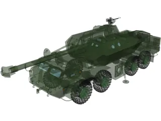 ShKH vz.2000 Dana 155mm 3D Model