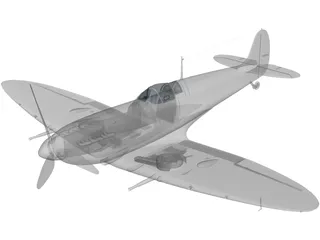 Supermarine Spitfire 3D Model