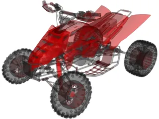 Quad Bike 3D Model