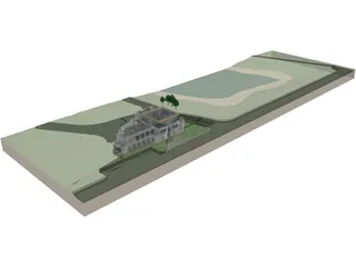 Recreational Complex 3D Model