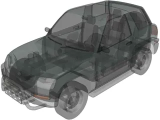 Toyota RAV4 (1994) 3D Model