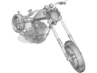 Harley-Davidson 3D Model