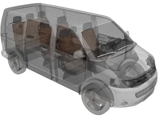 Volkswagen Multivan 3D Model