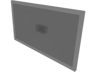 Sony LCD TV 3D Model