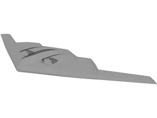 B2 Stealth Bomber 3D Model