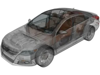 Volkswagen Passat CC 3D Model