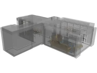 Arab-Style Living Room 3D Model