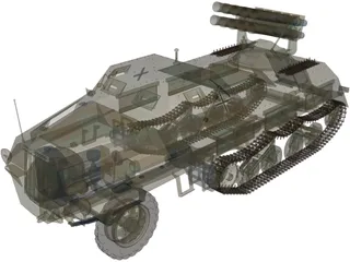 Panzerwerfer 42 3D Model