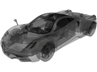 Pagani Huayra 3D Model