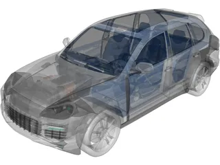 Porsche Cayenne (2007) 3D Model