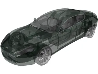 Aston Martin Rapide (2010) 3D Model