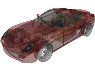 Ferrari 599 GTB Fiorano 3D Model