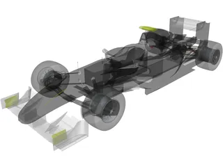 Brawn BGP 001 3D Model