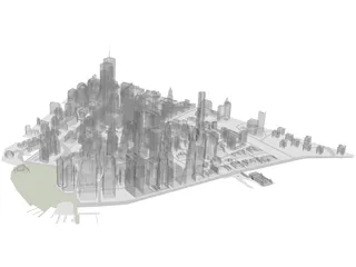 Lower Manhattan 3D Model