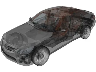 Mercedes-Benz E-Class 63 AMG (W212) 3D Model