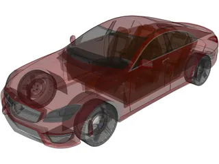 Mercedes-Benz CLS63 AMG 3D Model