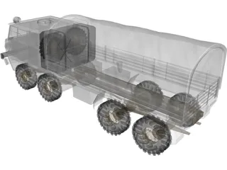 Tatra 815 8x8 3D Model