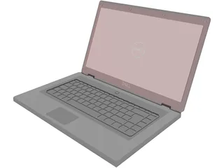 Dell Inspiron Laptop 3D Model