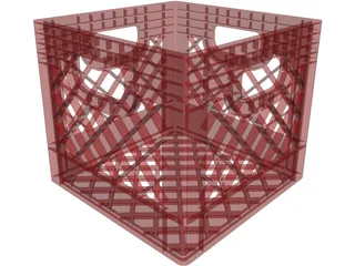 Milk Crate 3D Model