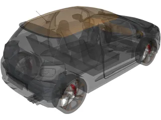Citroen DS3 (2011) 3D Model