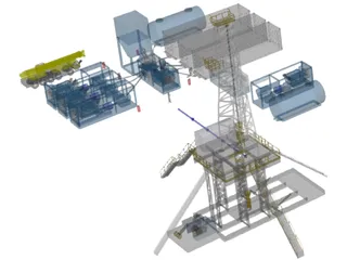Refinery 3D Model
