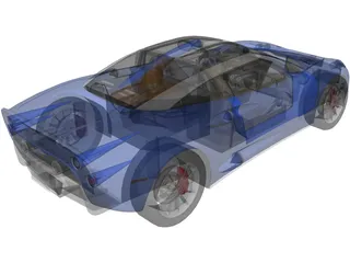 Spyker C8 Aileron 3D Model