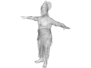 Indian King 3D Model