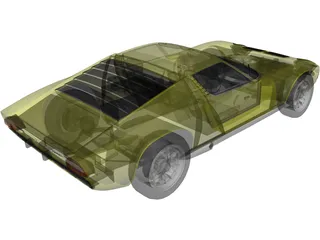 Lamborghini Miura P400 3D Model