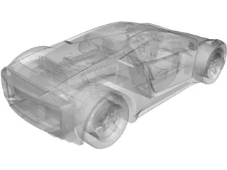 Saleen S5S Raptor 3D Model