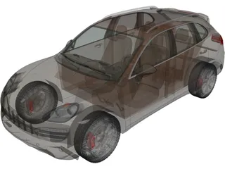 Porsche Cayenne (2011) 3D Model