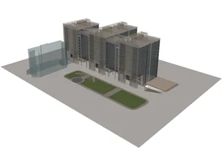 Ecology Commerce Building 3D Model