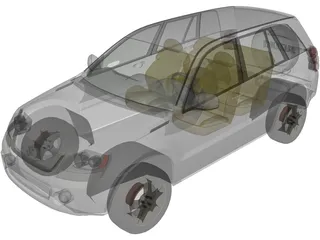 Suzuki Grand Vitara (2008) 3D Model