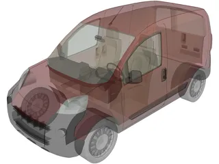 Citroen Nemo (2010) 3D Model