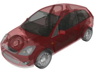 Ford Fiesta (2006) 3D Model