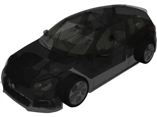 Volkswagen Golf VI GTR 3D Model