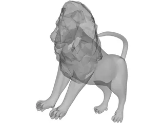 Lion 3D Model