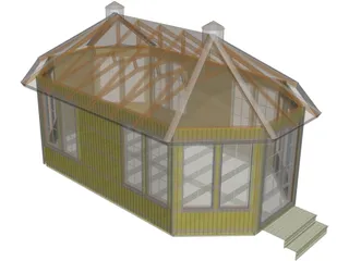 Summerhouse 3D Model