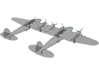 Heinkel He 111Z 3D Model