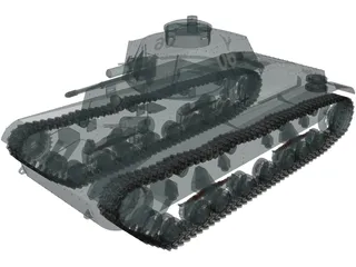 Panzer 35 3D Model