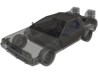 DMC DeLorean (1980) 3D Model