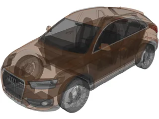 Audi Q3 (2012) 3D Model