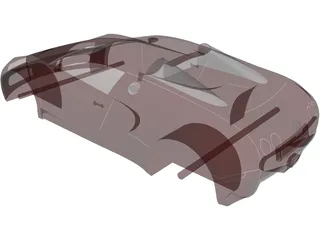 Bugatti Veyron Body 3D Model