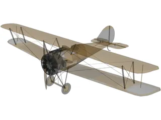 Biplane 3D Model