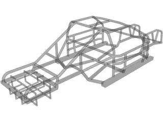 NASCAR Chassis 3D Model