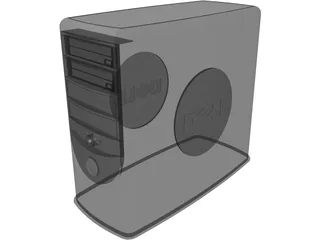 Dell Workstation 3D Model