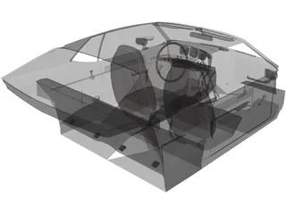 AMC Javelin Interior (1971) 3D Model