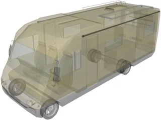 Hymer Camper 3D Model