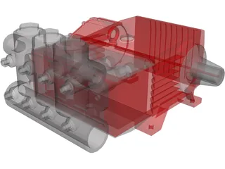 High Pressure Pump 3D Model