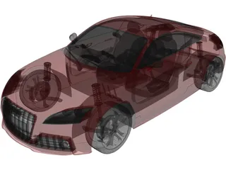 Audi TTS 3D Model