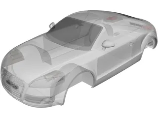 Audi TT Body 3D Model